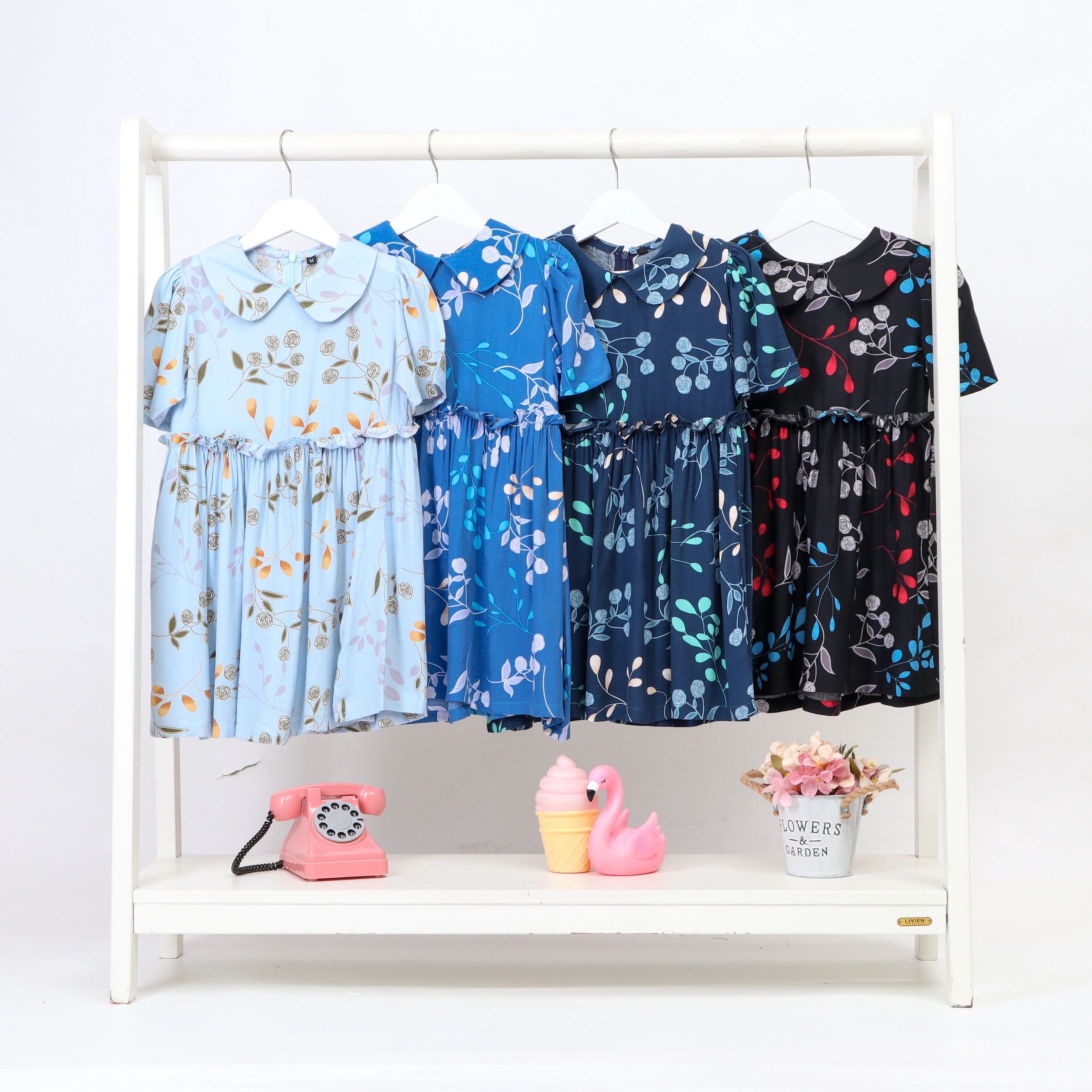 Curated collection of children’s dresses